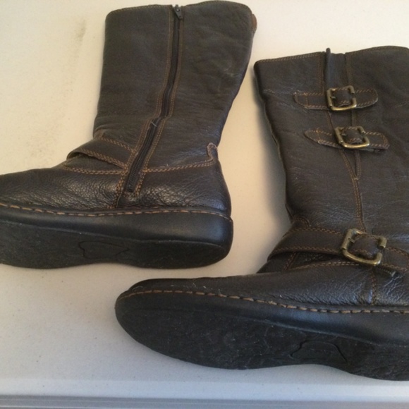 BøC brown leather boots, size 8.5, EUR40 - Picture 2 of 4